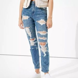 Distressed American Eagle Jeans
